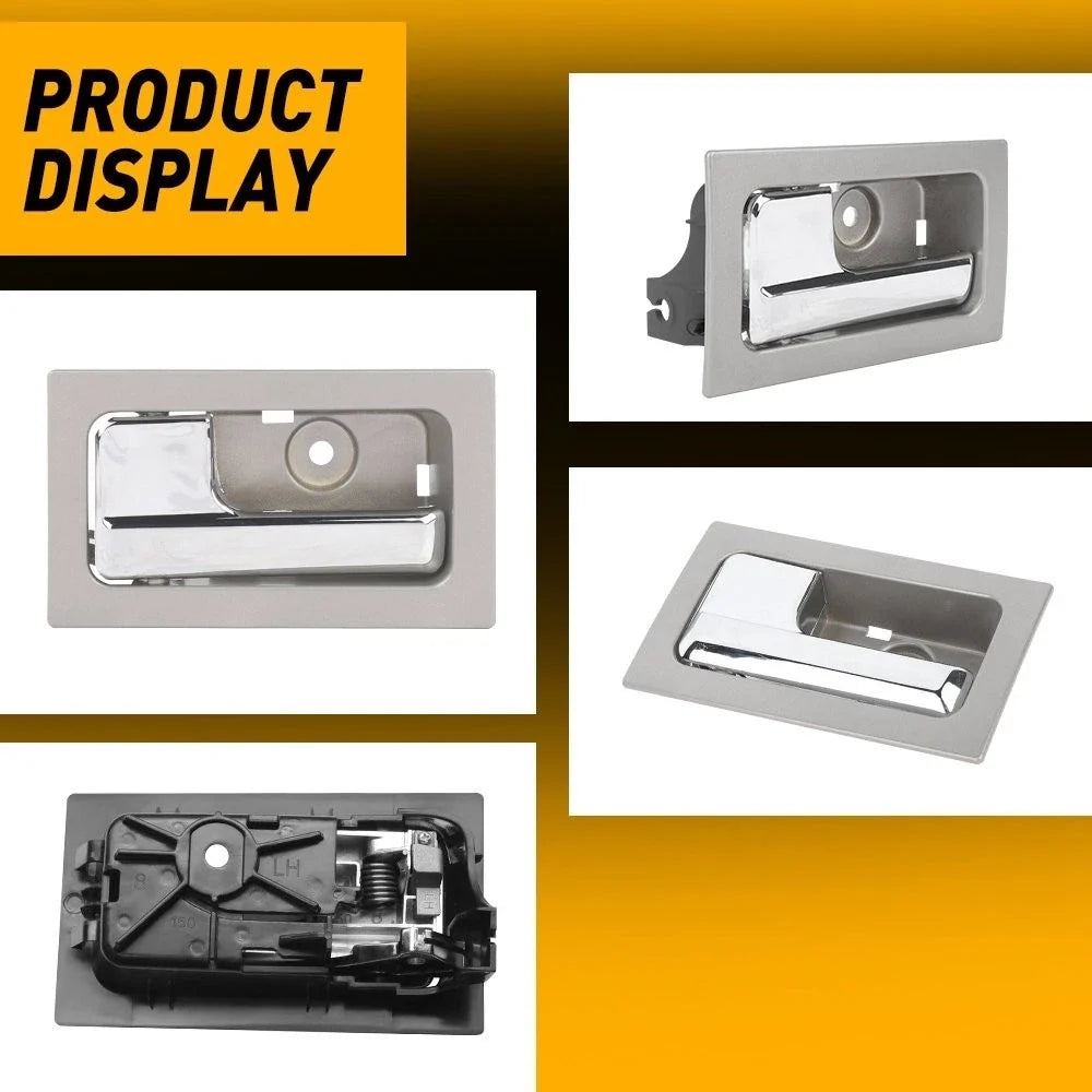 Interior Door Handle Left Side Platinum Chrome for F150 (2009–2014)