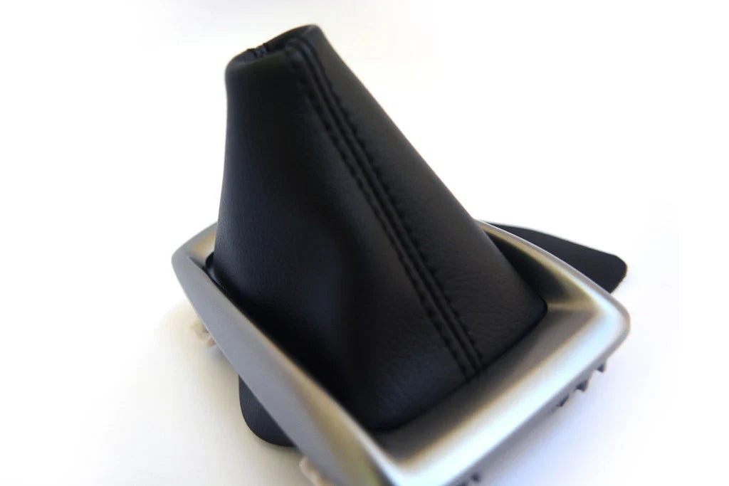 Automatic Shift Boot Cover for Mazda 3 (2014–2016) Black Leather Synthetic