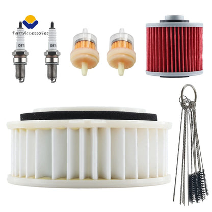 Oil Air Filter & Spark Plug Set for V-Star 650 Yamaha XVS650 1998-2011