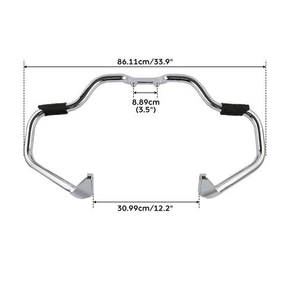 Engine Guard Crash Bar Mustache Chrome for Indian Chieftain 2016-2025
