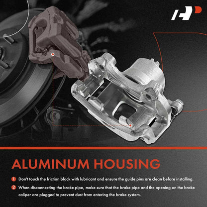 Brake Caliper & Pad Set - 12 Pieces for Nissan Sentra 2000-2001
