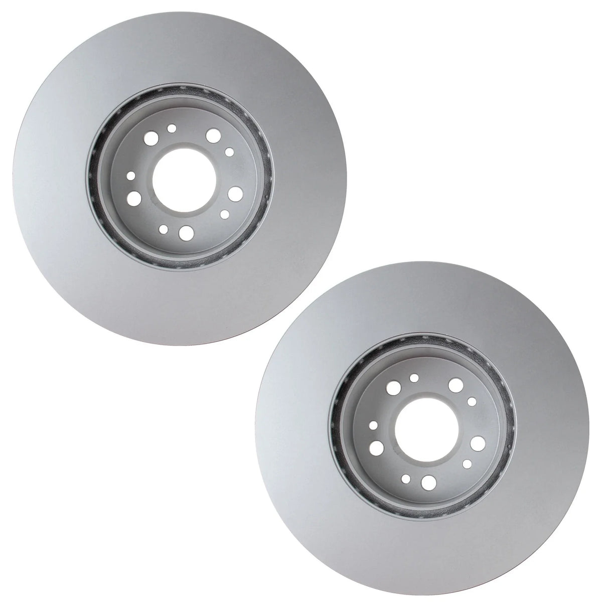 Set of 2 Front Hella Pagid Vent Brake Disc Rotors for Mercedes C140 (1992–1999)
