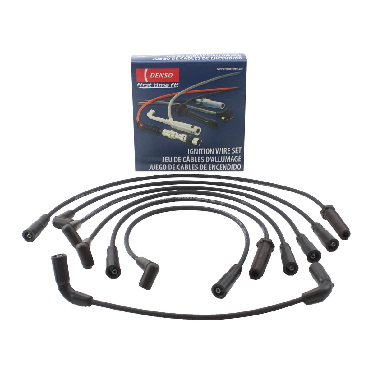 4 Ignition Spark Plug Wires for Isuzu Oldsmobile GMC Chevy 4.3L V6 (1996-2002)