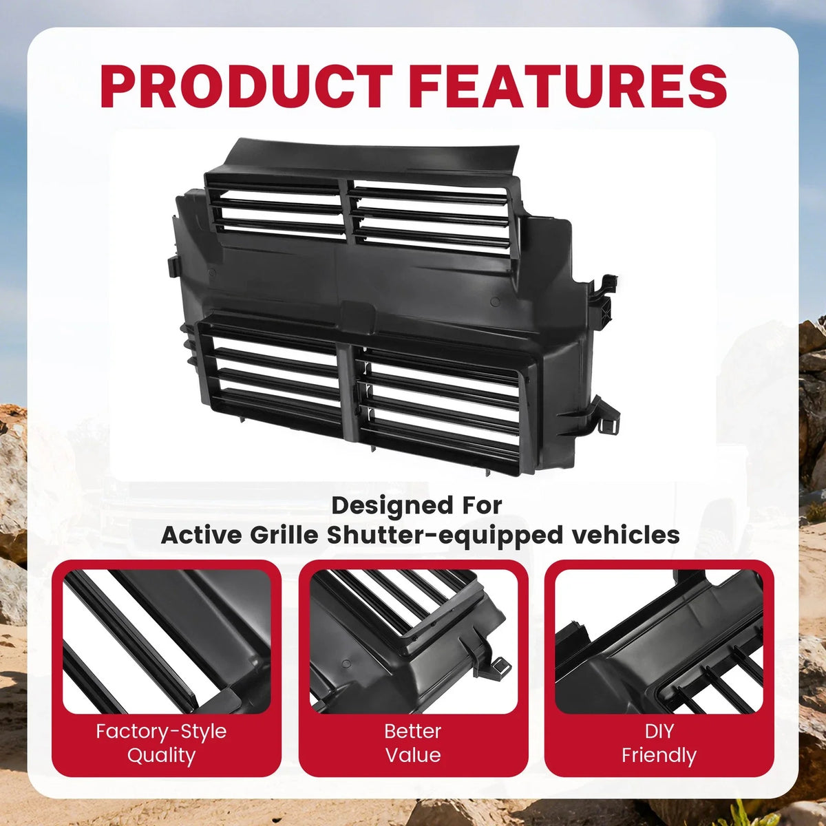 Active Grille Shutter CM5Z8475A for Ford Focus 2012-2018