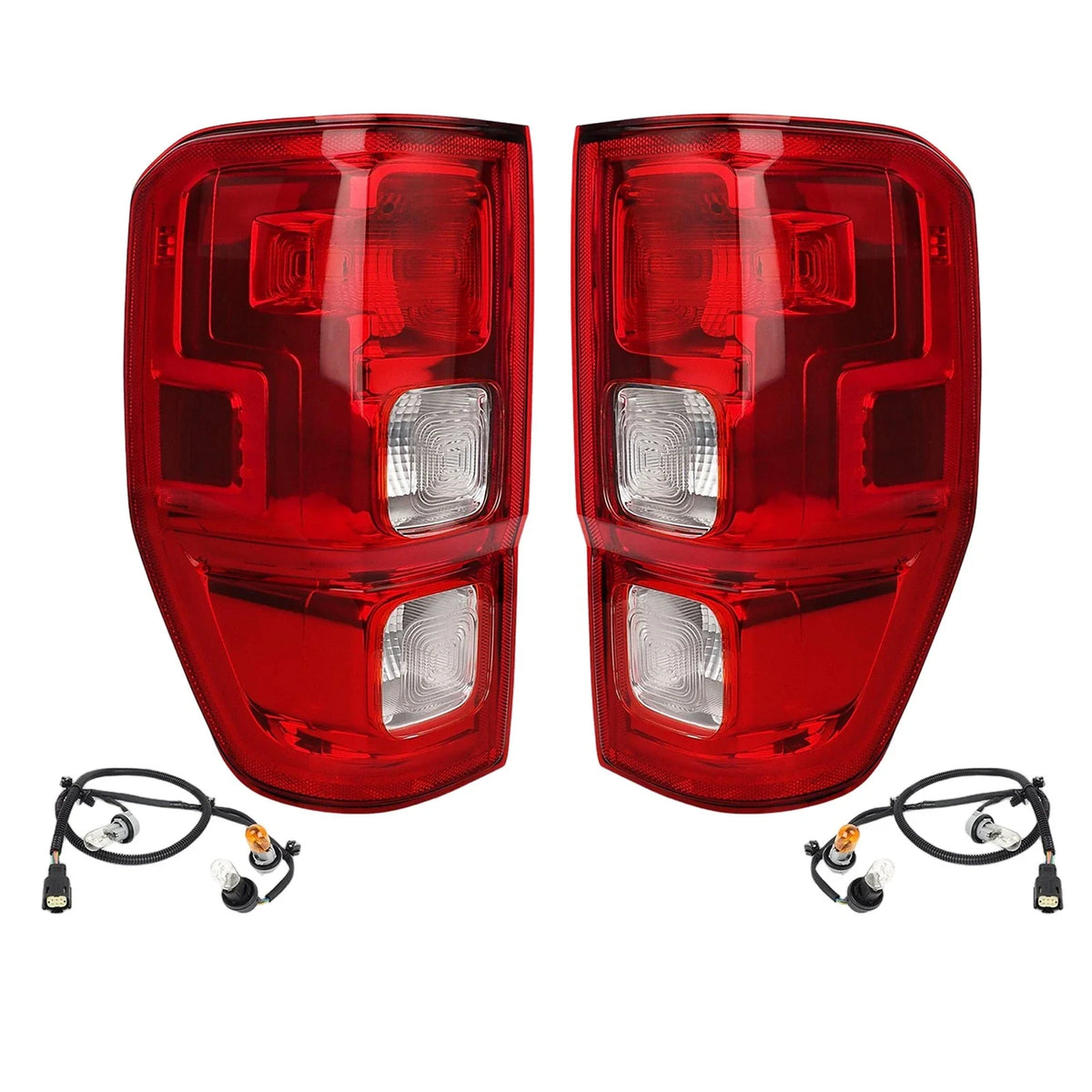 Set of 2 Halogen Tail Light Lamps for Ford Ranger XL (2019–2023)