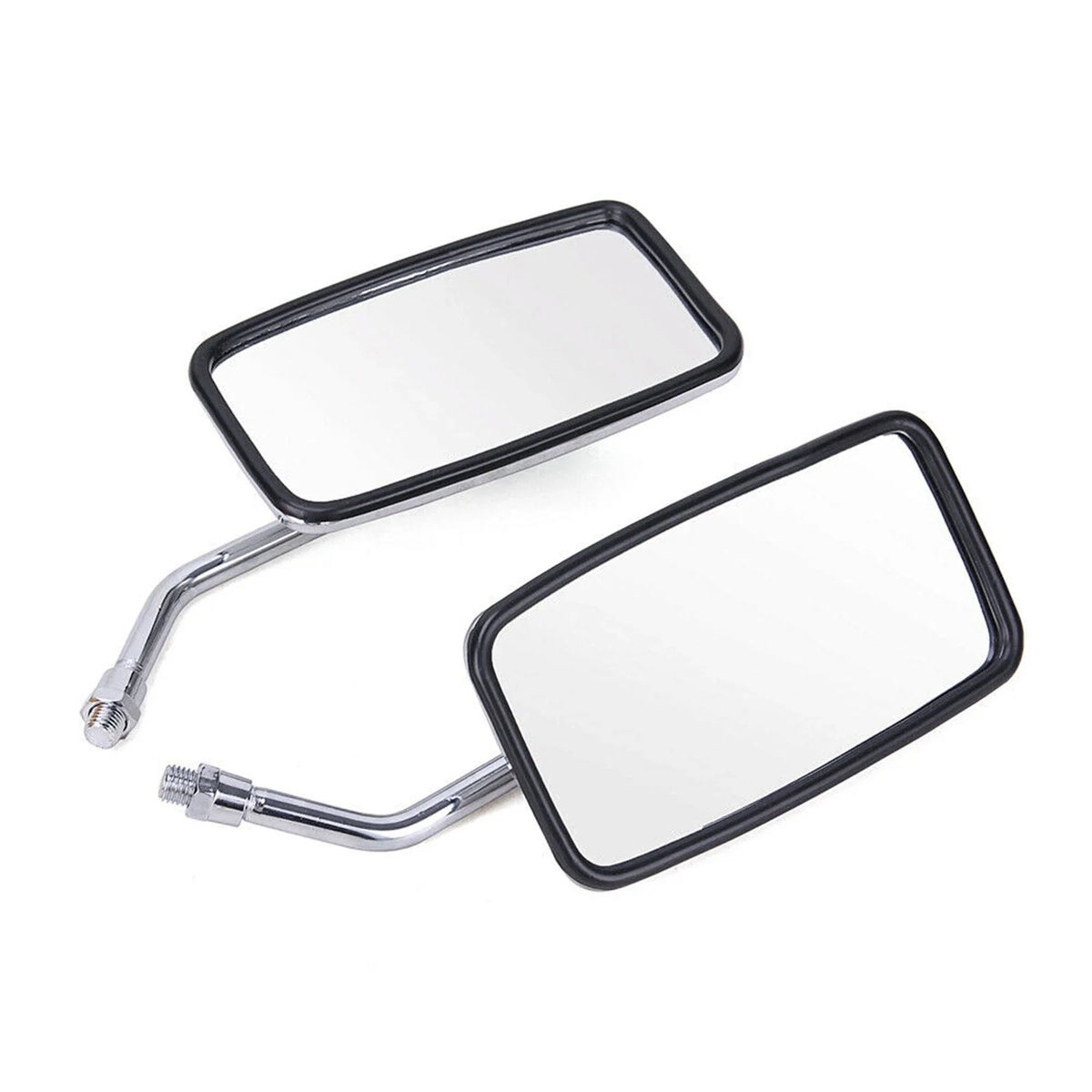Rearview Mirrors, Chrome Rectangle for Yamaha V Star 650 950 1300 2003-2019