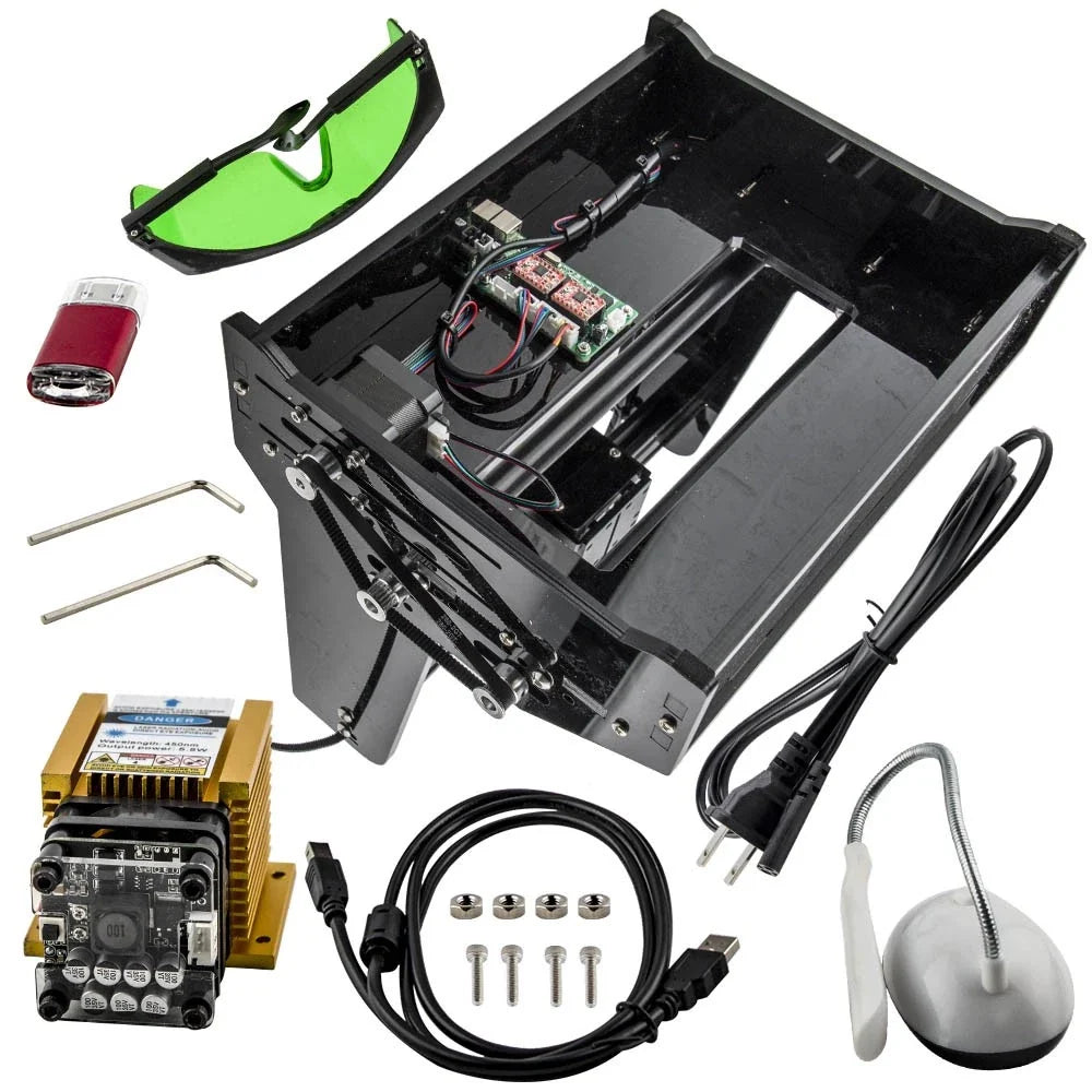 5.5W Portable CNC Laser Engraver for Cans, Bottles & Cylindrical Items