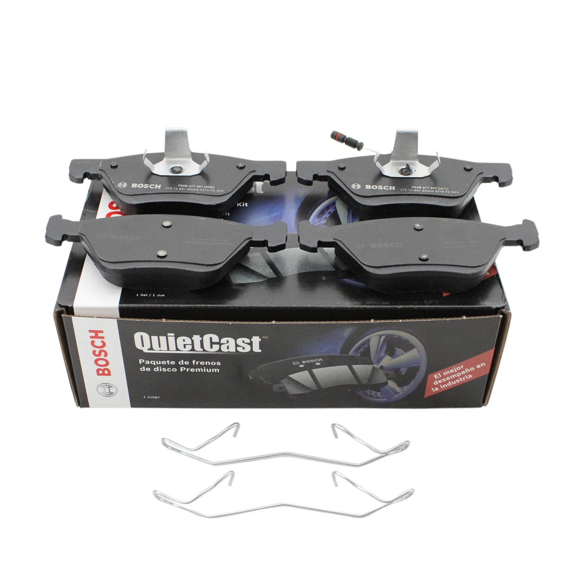 Set of 4 Front Brake Pads for Chrysler Crossfire (2004–2008)