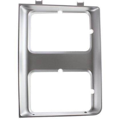 Headlight Doors/Bezels Set of 2 for Chevy Silver