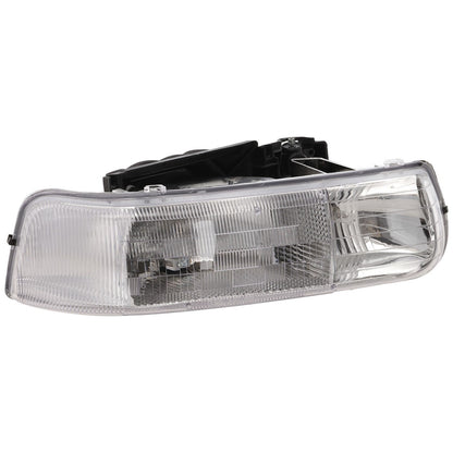 Passenger Side Headlight for Chevrolet Silverado 1500 (1999–2002) Halogen