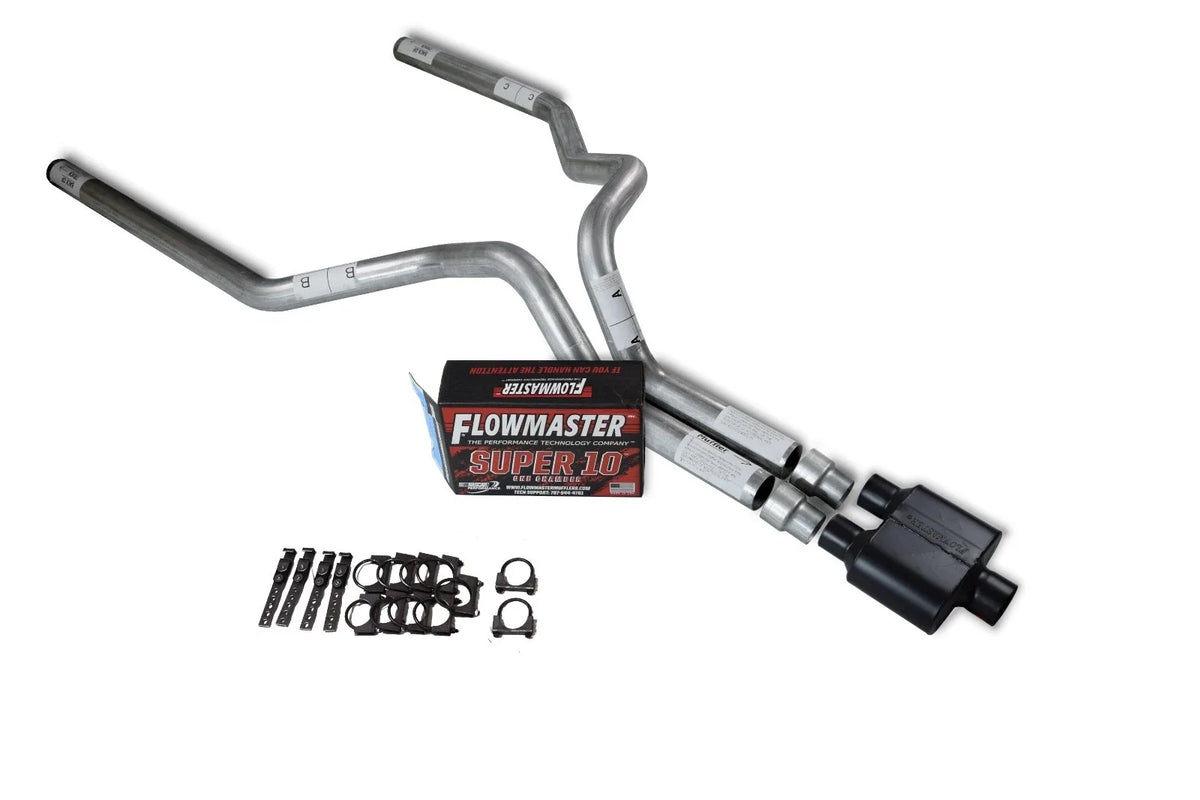 Dual Exhaust Kit for Ford F150 (2015–2020) 3" Flowmaster Super 10