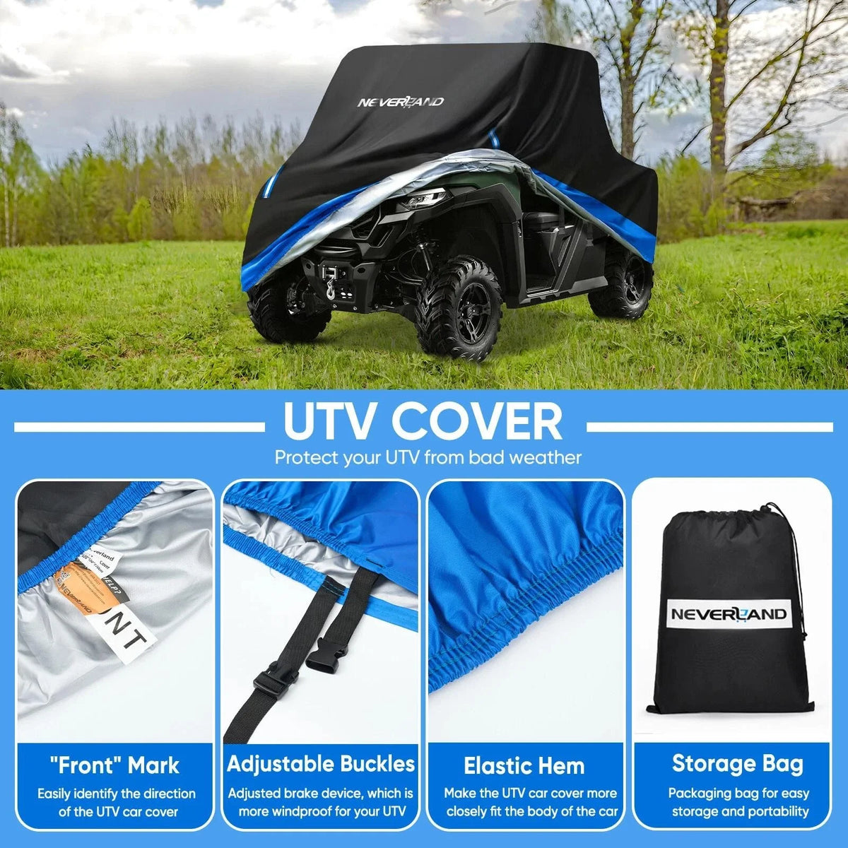 UTV Cover for 2022 4 Seater Polaris RZR 200 EFI
