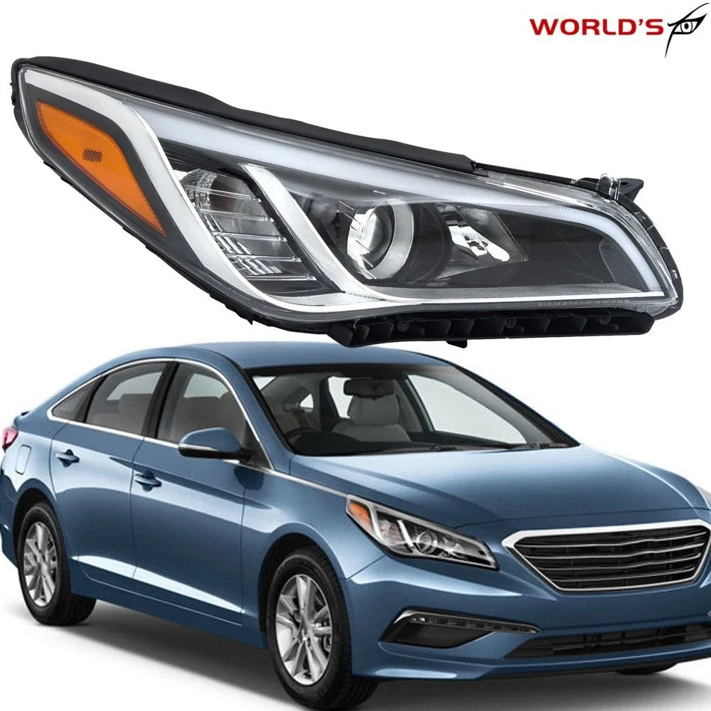 Halogen Headlight Assembly for Hyundai Sonata (2015–2017) Passenger Side