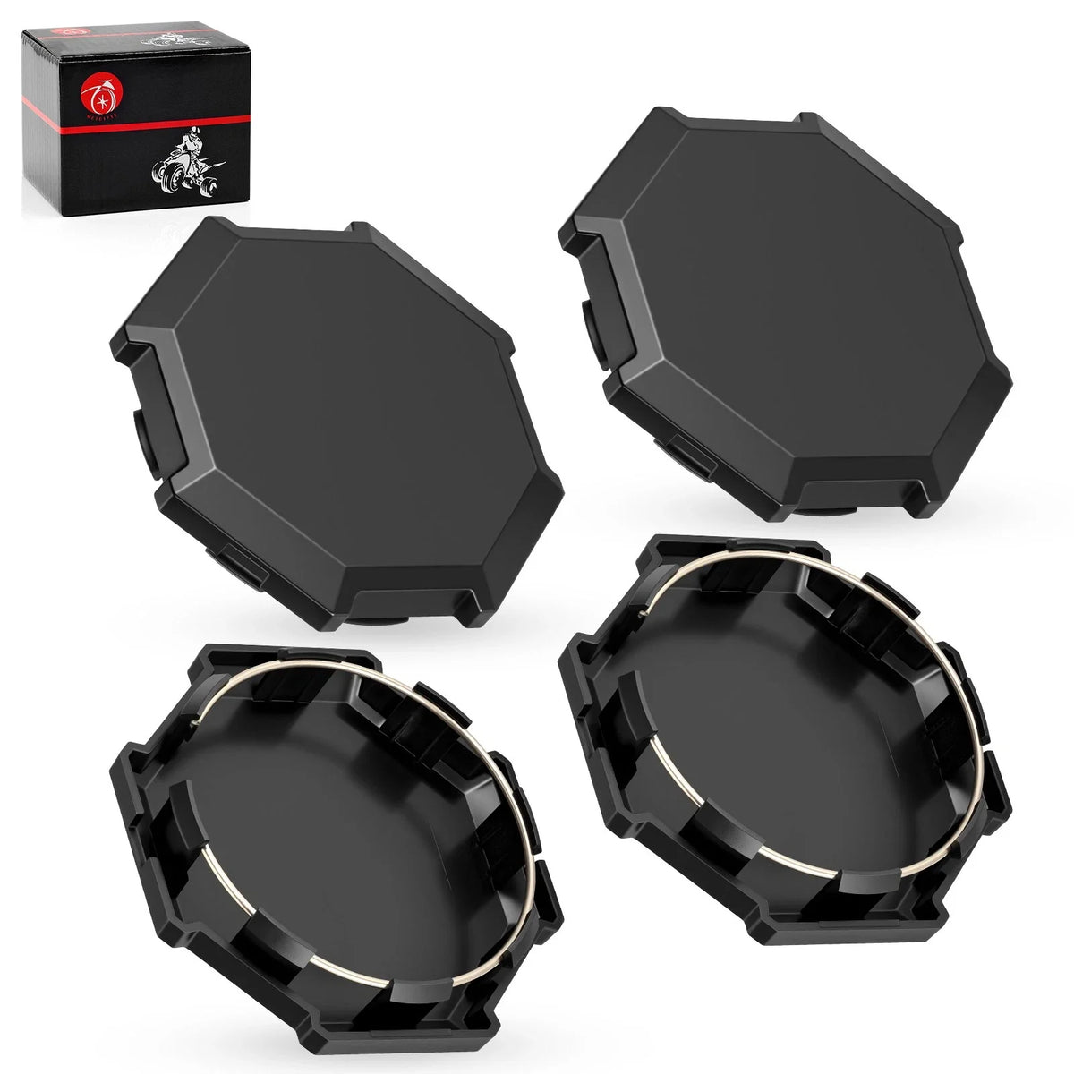 4 Pack Wheel Hub Caps for Polaris Sportsman XP 1000 / Touring XP 1000 (2017–2024)