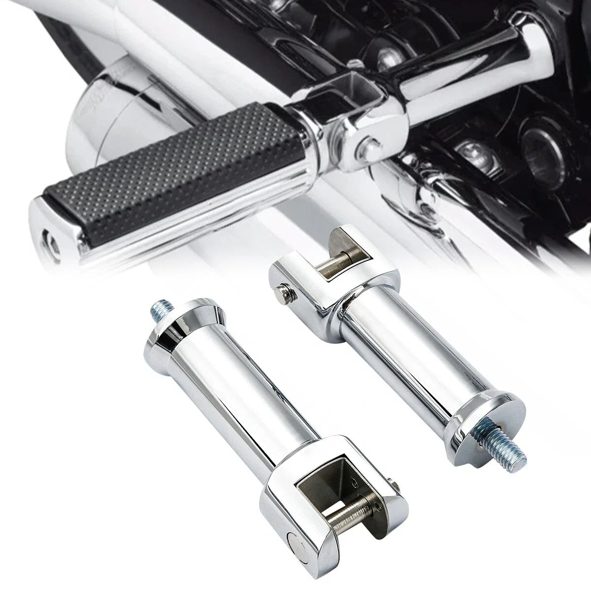Passenger Footpeg Support Mount for Chrome Harley Softail (2018-2023)