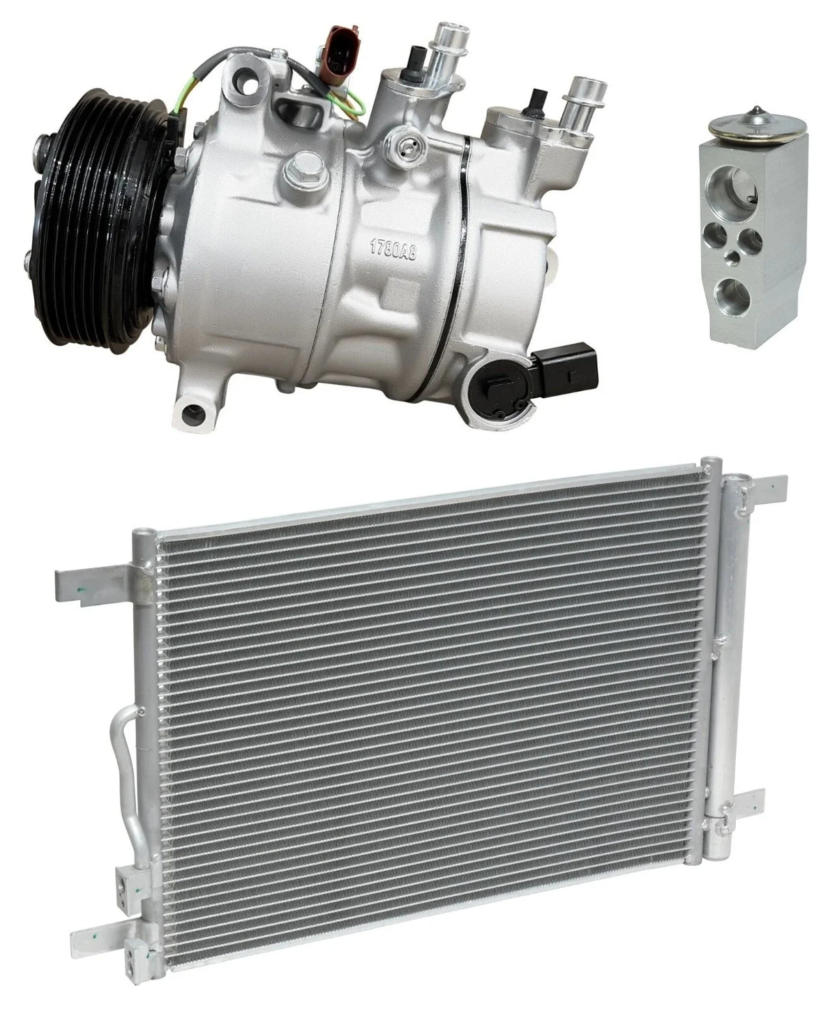 AC Compressor Kit With Condenser for Volkswagen Golf 1.4L (2021–2024)