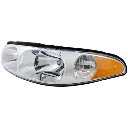 Driver Side Headlight for Buick LeSabre (2000–2005) Halogen, Includes Bulb
