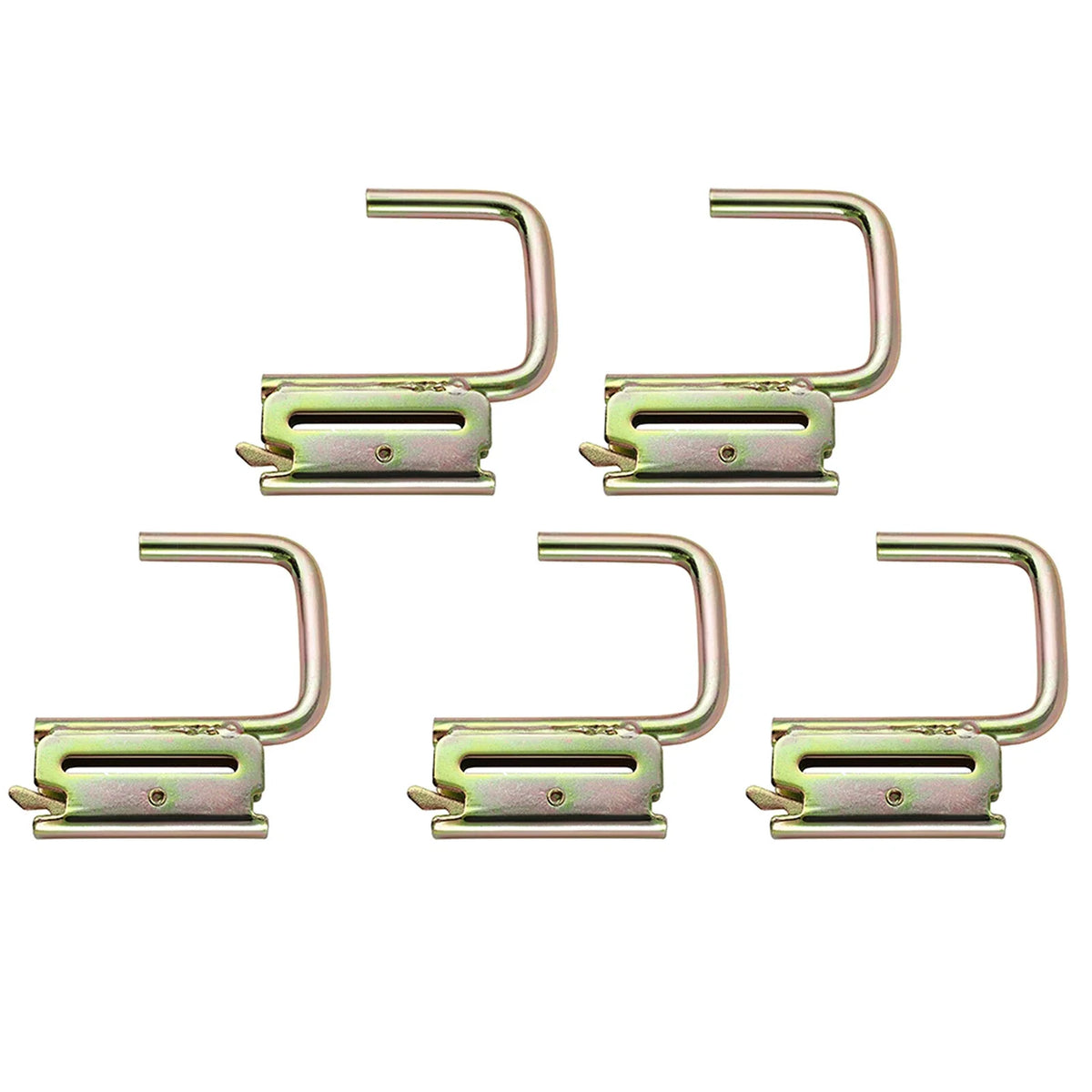 Set of 5 J Hooks for Cargo Tie Down Systems