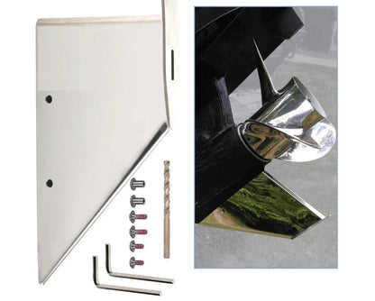 Skeg Guard Protector - Stainless Steel for Evinrude Johnson 90-140 HP