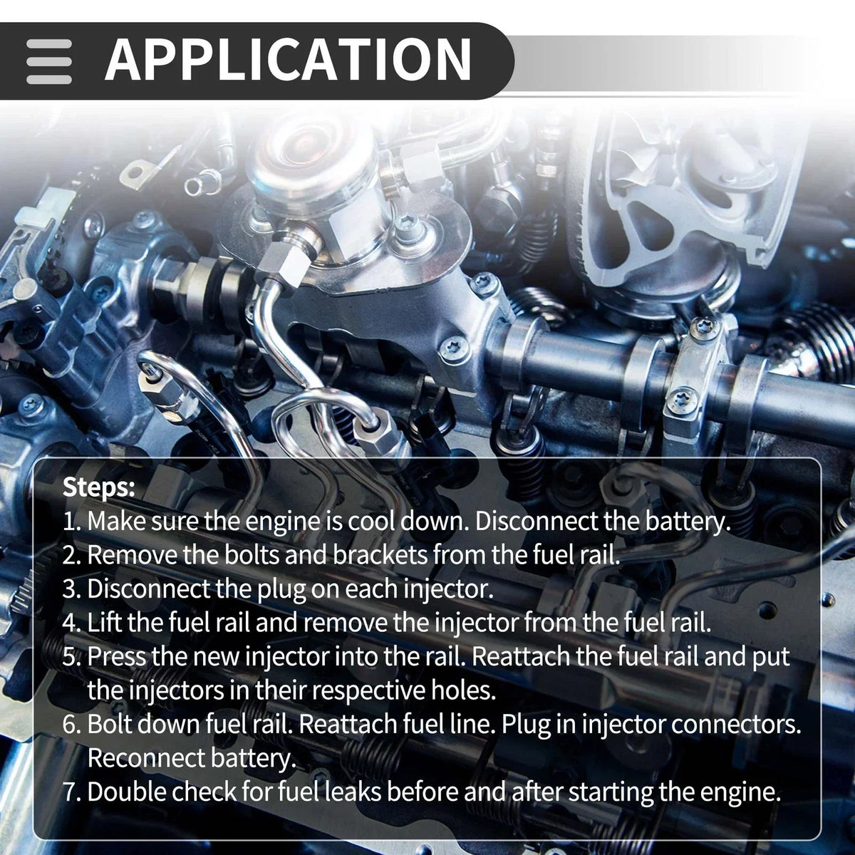 Gray Fuel Injector 1 x Unit for Dodge Caravan SE 2.4L 2001-2003