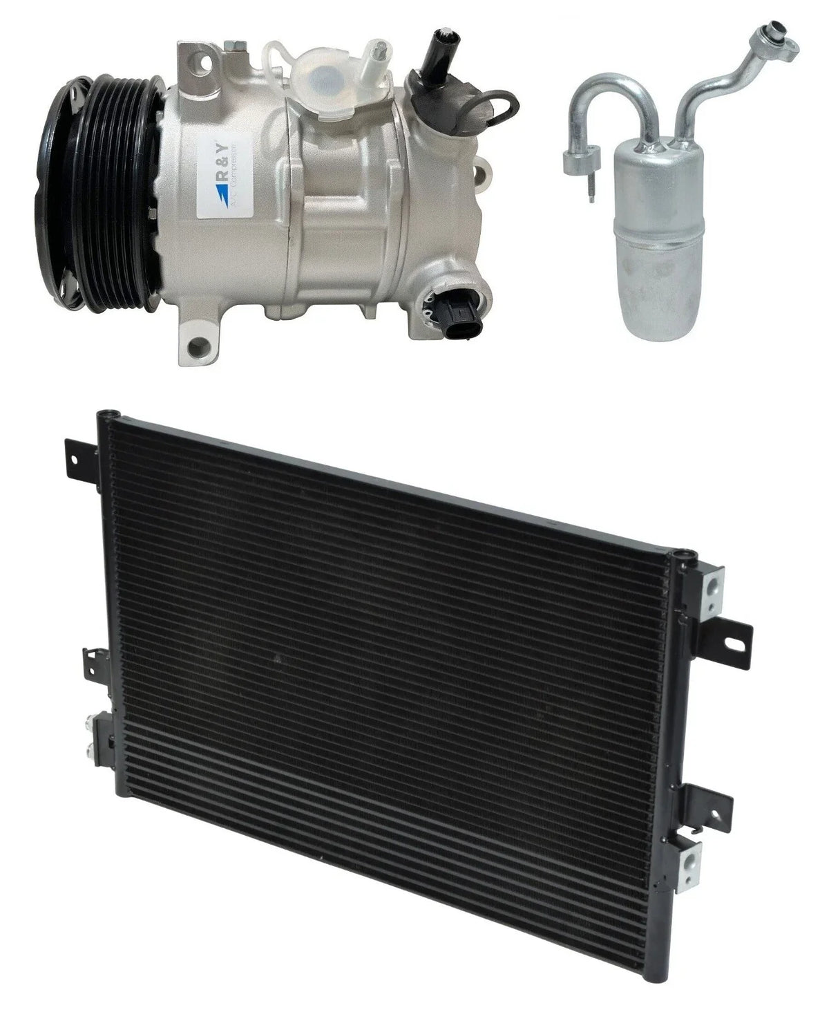 AC Compressor Kit With Condenser for Dodge Avenger 2.4L (2011–2014)