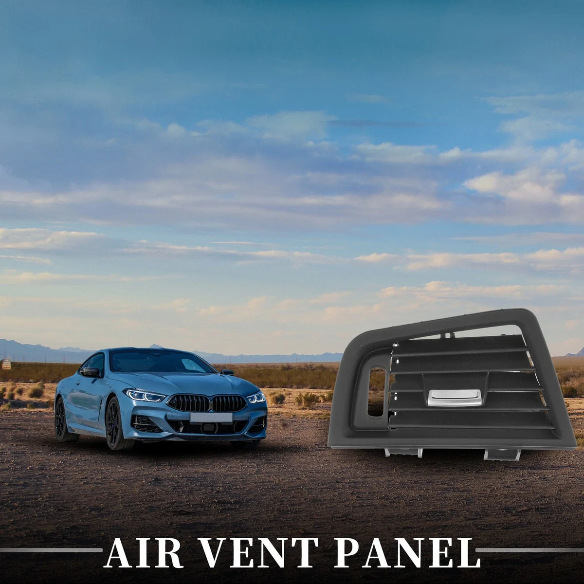 Air Vent Panel for BMW 528i (2011–2016) No. 64229166883, AC Grille Black