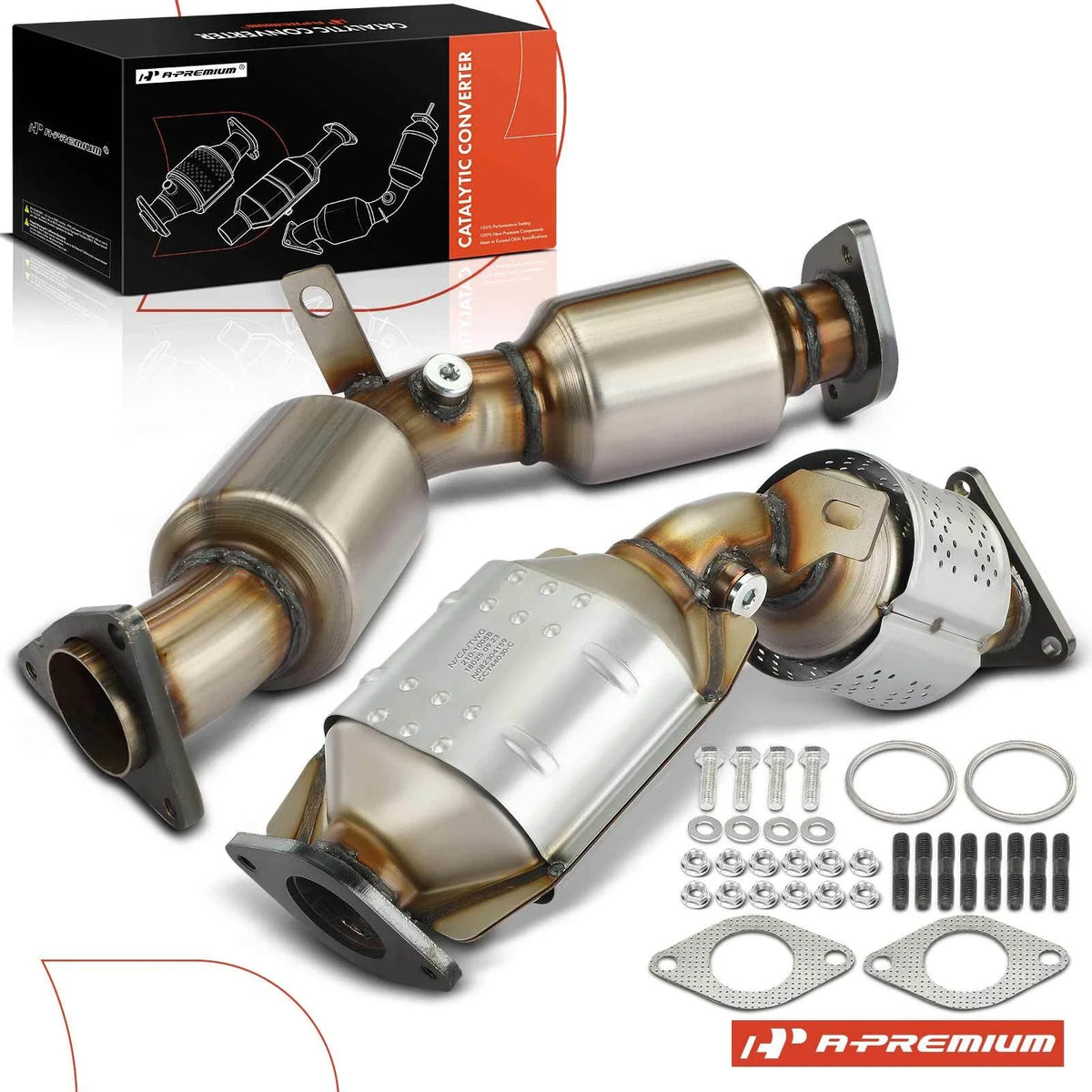 2X Catalytic Converter for Nissan 370Z (2009–2020)