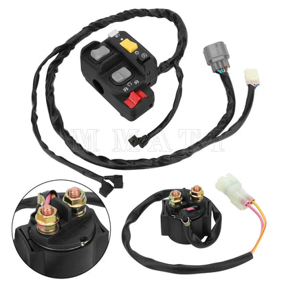 Handlebar Kill Switch & Starter Relay for TRX250TE Recon 250 2007-2020