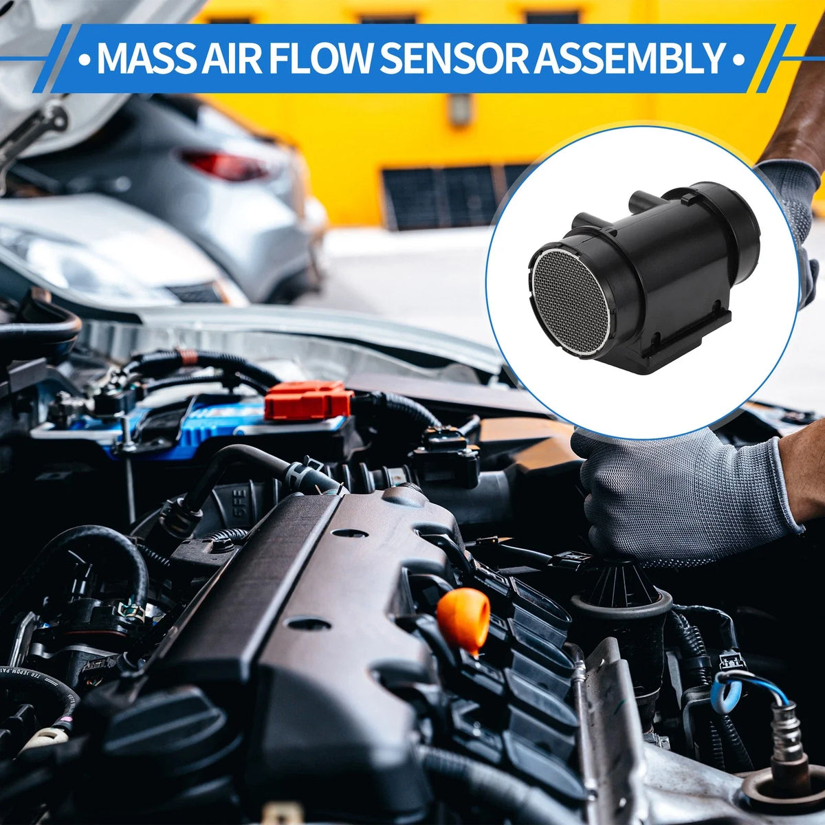 Mass Air Flow Sensor Assembly for Mazda B2600 B2600i MPV (1991–1994)