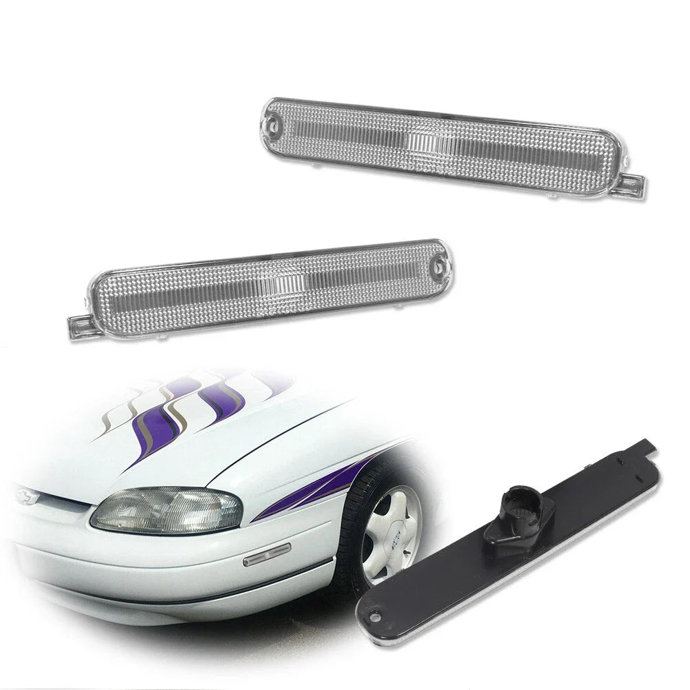 Frosted Clear Side Marker Lights for Chevy Lumina Monte Carlo (1995–1999)