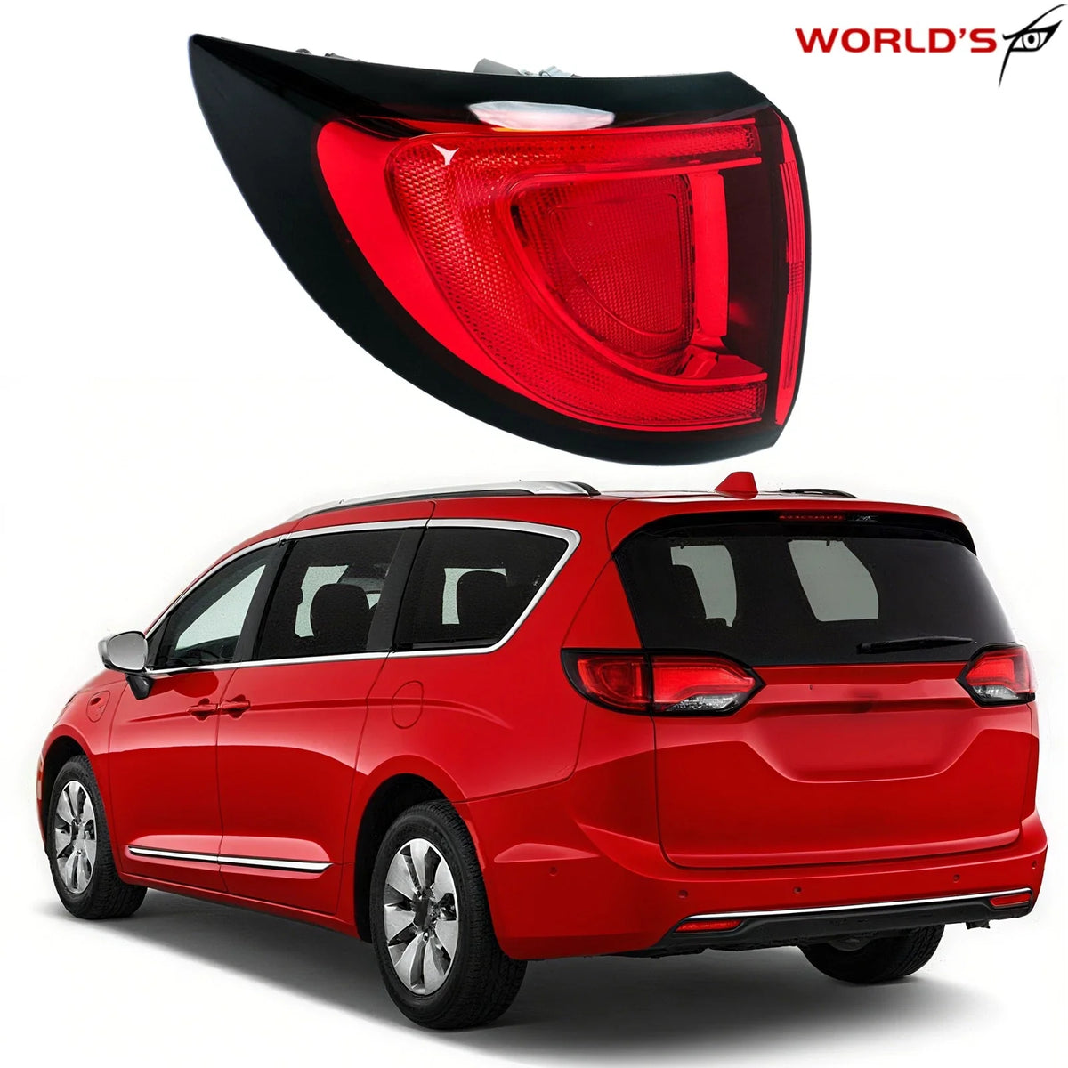 Tail Lights for Chrysler Pacifica Voyager (2017–2021) Halogen Rear Left