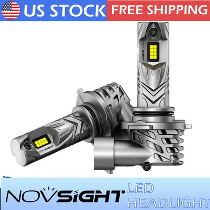 Set of 2 HB3 9005 LED Headlight Bulbs for Hilux N70 2005-2015