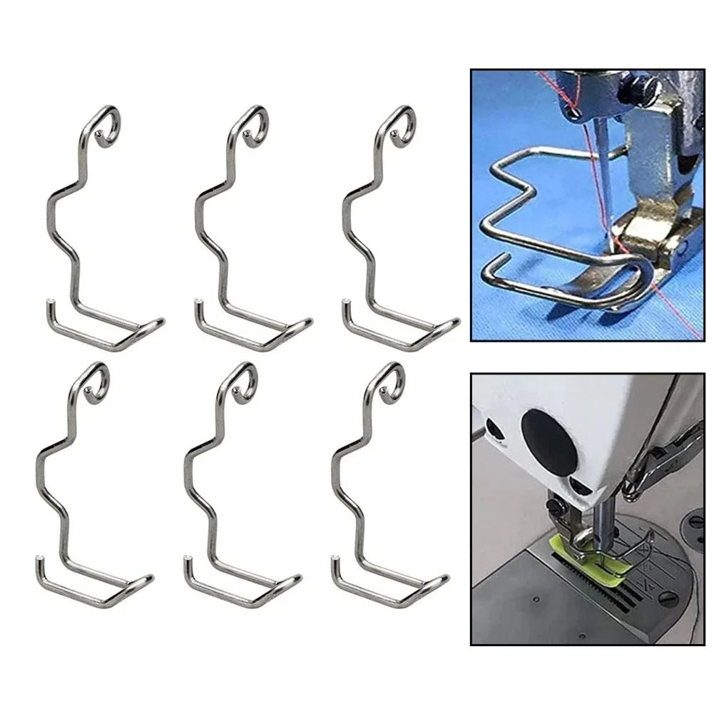 6X Metal Finger Guard for Sewing Machine Flatbed Needle Safety Protector