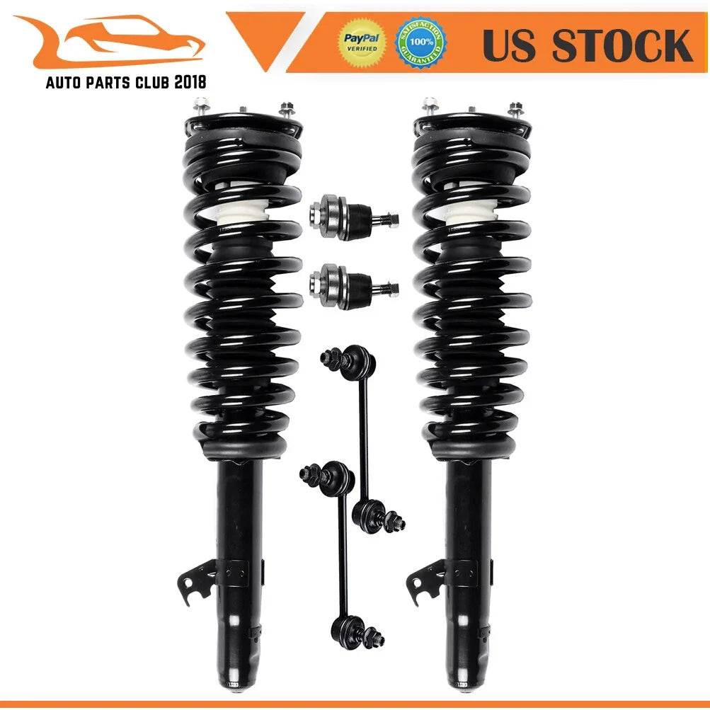 Front Struts Spring Assembly Suspension Kit for Ford Fusion (2006–2009)