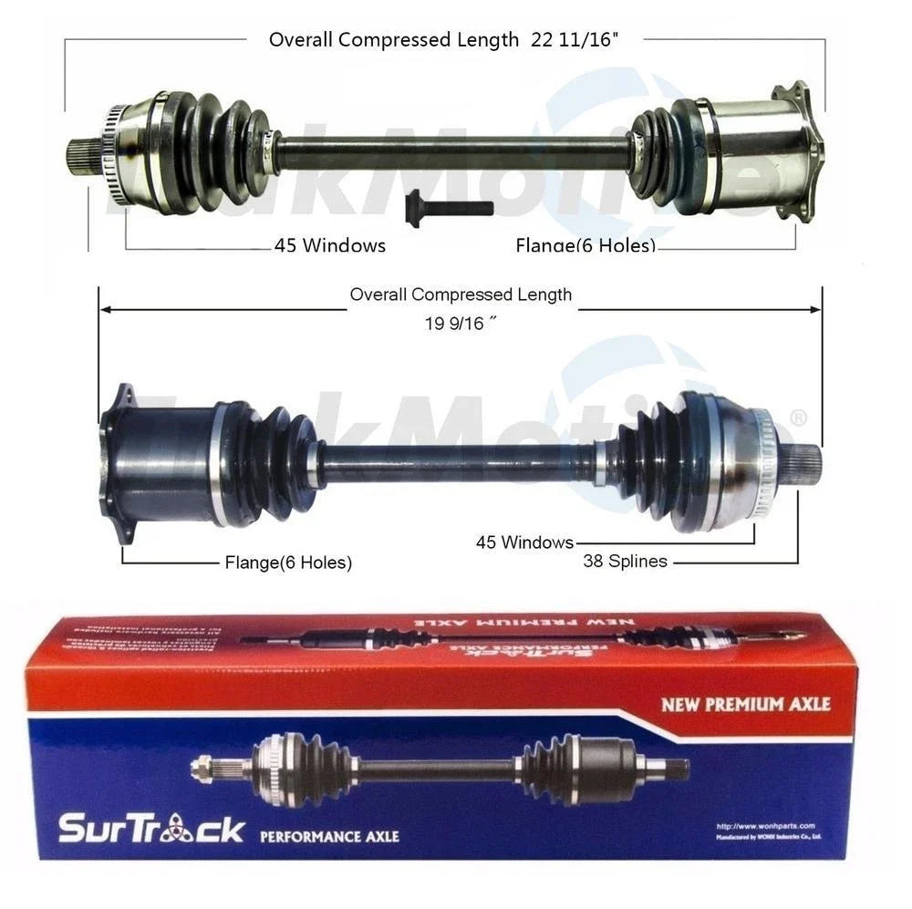 CV Axle Shaft Kit for - Front Driver & Passenger Side