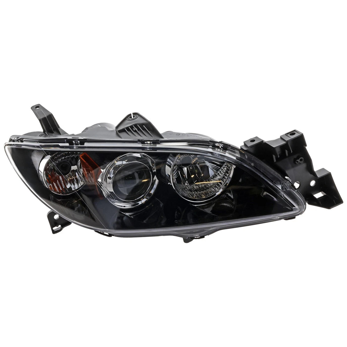 Headlight for Mazda 3 Sedan (2004–2006) Right Clear Lens HID