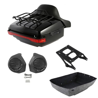 Trunk Pad Rack Light Speaker for 2014-2023 Harley Touring Models