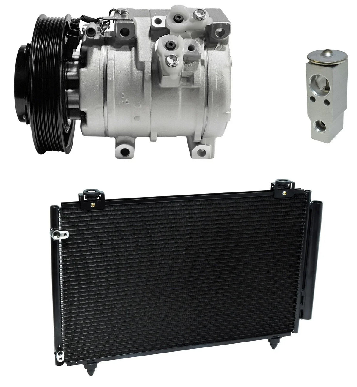 AC Compressor Kit with Condenser for Toyota Corolla 1.8L (2008–2013)