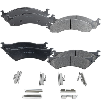 Set of 4 Brake Pads for Ford E350 Van E150 E250