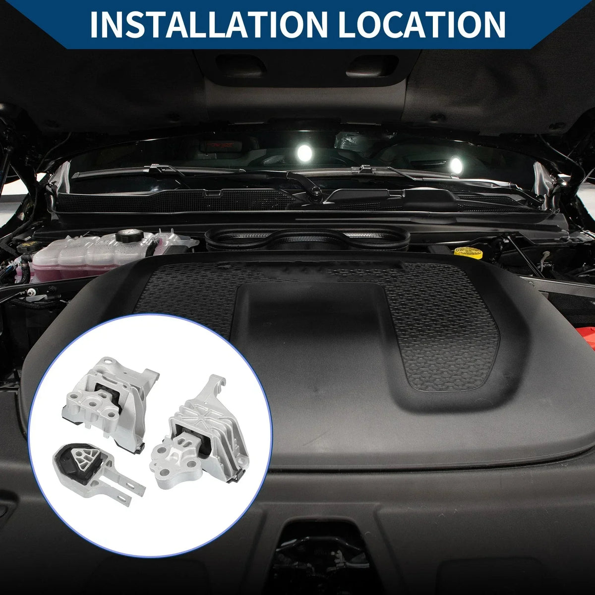 Motor Mount Set for Dodge Dart (2013-2016) - 1 Complete Set