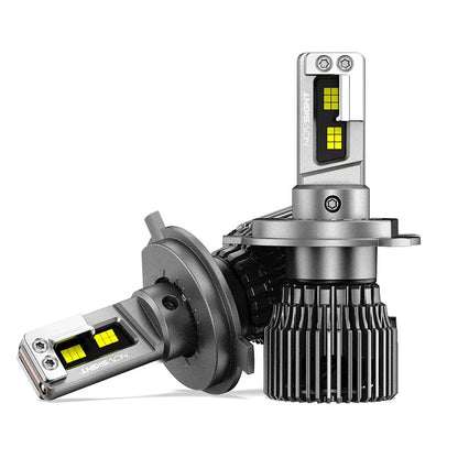 9003 H4 LED Headlight Bulbs 2X 6500K 30000LM for Cars and Trucks