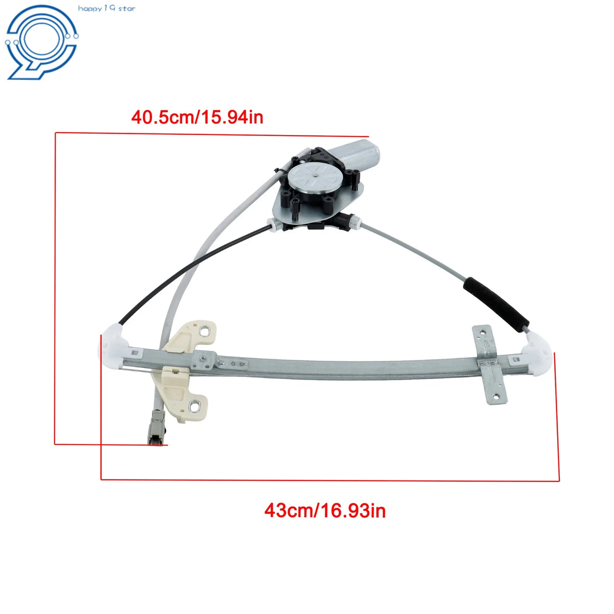 Window Regulator with Motor, Rear RH for Honda Civic Sedan 2001-2005