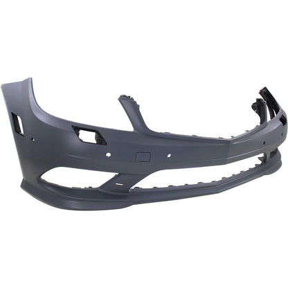 Front Bumper Cover for Mercedes-Benz C300 (2008–2011) w/ AMG, DRL, Parktronic