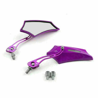 Motorcycle Rear View Mirrors 8mm 10mm for Chopper and Cruiser