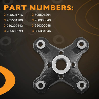 Brake Rotor with Studs & Wheel Hub for Can-Am Outlander (2014-2023)