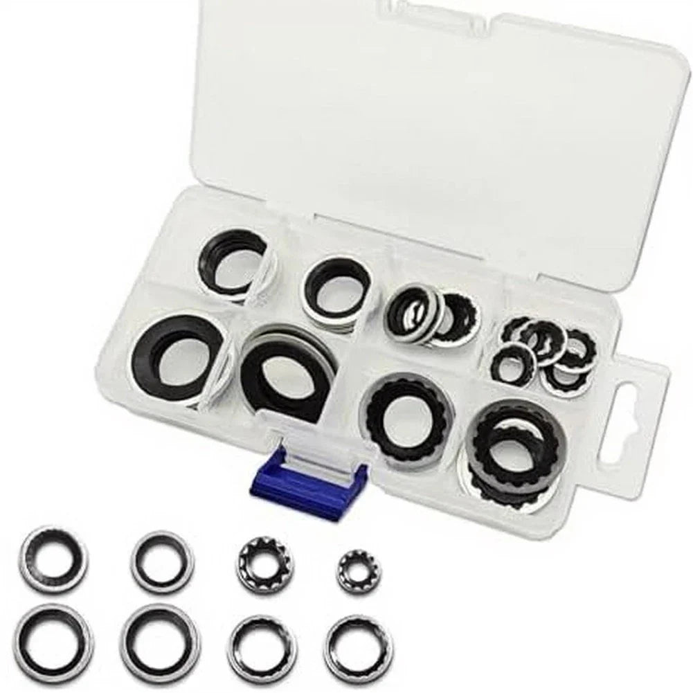 30PCS AC O Ring Kit for Automotive A/C System Compressor Seals