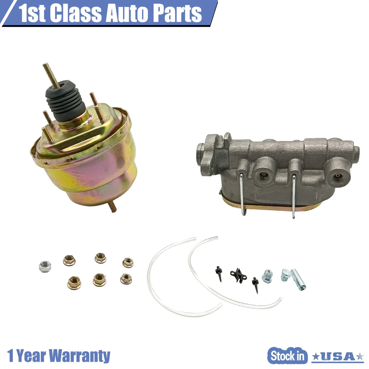 7" Dual Power Brake Booster with 1" Bore Master Cylinder for RSRB03123