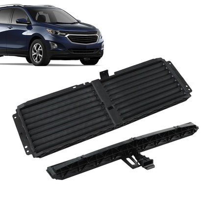 2Pack Black Upper & Lower Grille Shutter for Chevy Equinox Terrain (2018–2020)