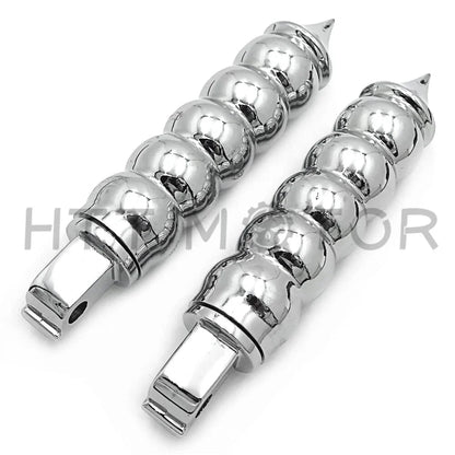 Chrome Billet Footpegs, Calabash for Victory Hammer (2005–2017)