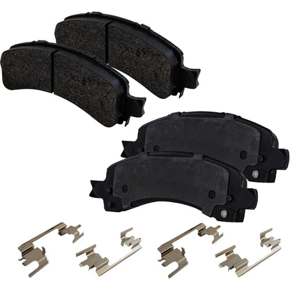 Disc Brake Rotors with Pads for Chevy Express 2500 (2010-2023)